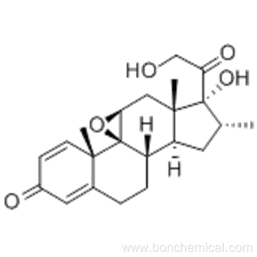 Pregna-1,4-diene-3,20-dione,9,11-epoxy-17,21-dihydroxy-16-methyl-,( 57365291, 57187072,9b,11b,16a)- CAS 24916-90-3